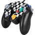 Checkerboard Split Nintendo GameCube Controller Skin