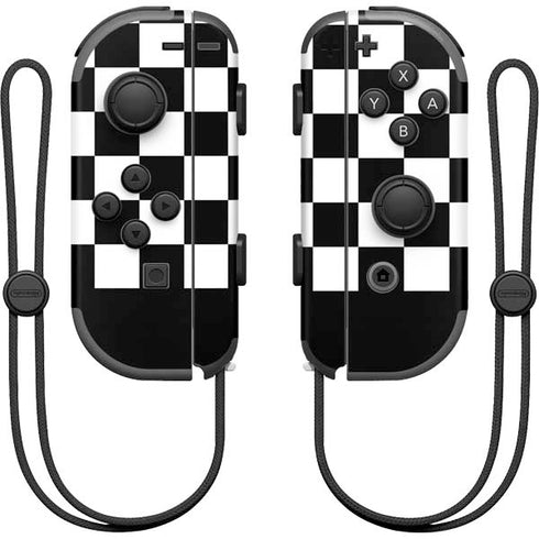 Checkerboard Split Nintendo Joy-Con (L/R) Controller Skin
