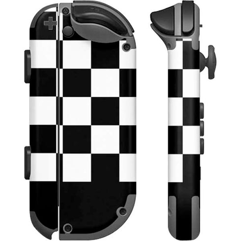 Checkerboard Split Nintendo Joy-Con (L/R) Controller Skin