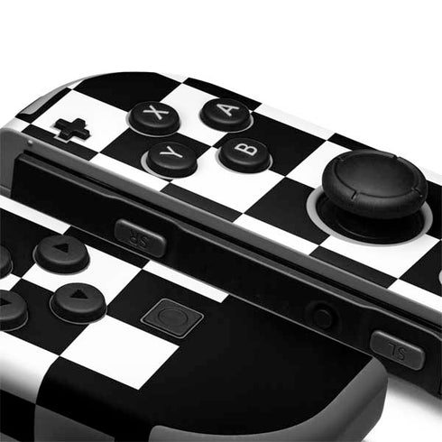 Checkerboard Split Nintendo Joy-Con (L/R) Controller Skin