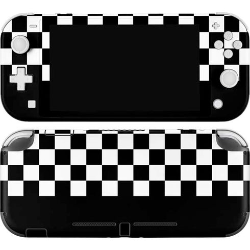Checkerboard Split Nintendo Switch Lite Skin