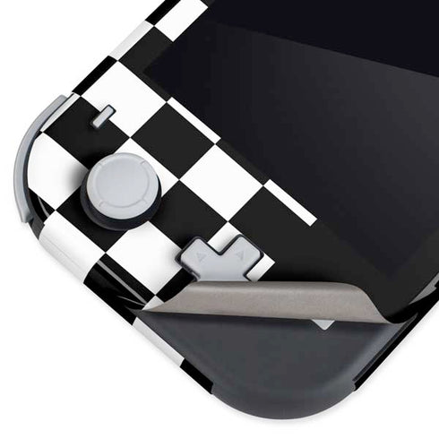 Checkerboard Split Nintendo Switch Lite Skin