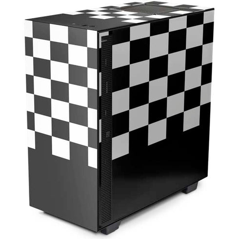 Checkerboard Split NZXT H510 Compact ATX Mid-Tower Case Skin