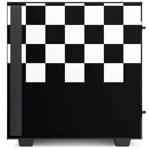 Checkerboard Split NZXT H510 Compact ATX Mid-Tower Case Skin