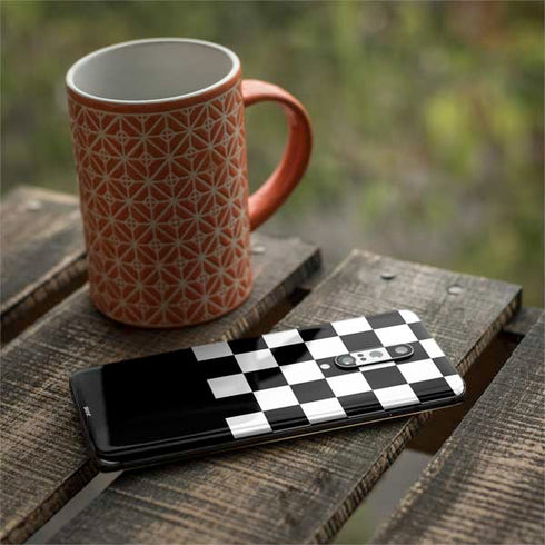 Checkerboard Split OnePlus 7 Pro Skin