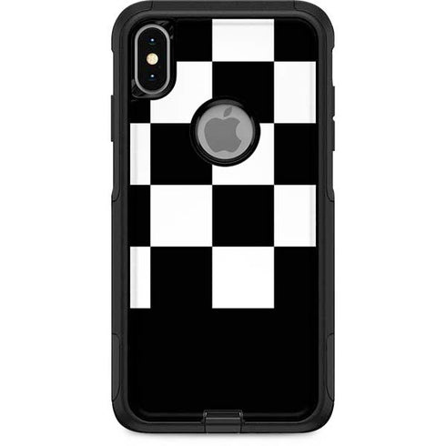 Checkerboard Split Otterbox Commuter iPhone Skin