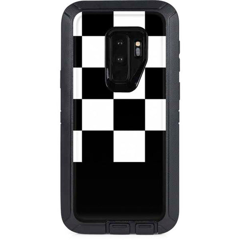 Checkerboard Split Otterbox Defender Galaxy Skin