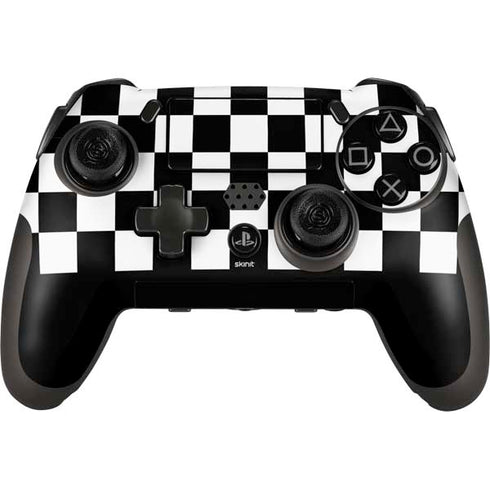 Checkerboard Split PlayStation Scuf Vantage 2 Controller Skin