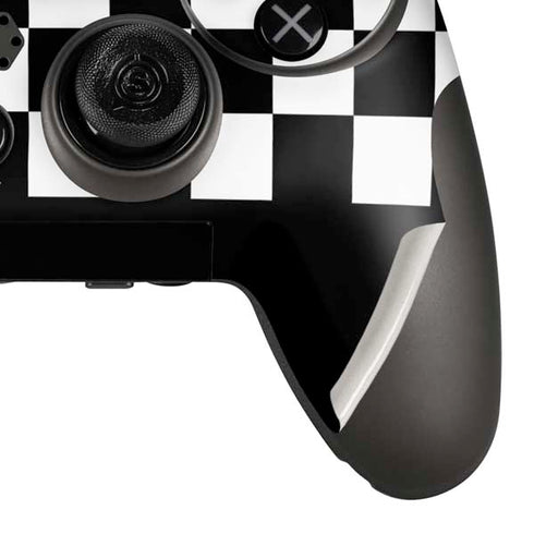 Checkerboard Split PlayStation Scuf Vantage 2 Controller Skin