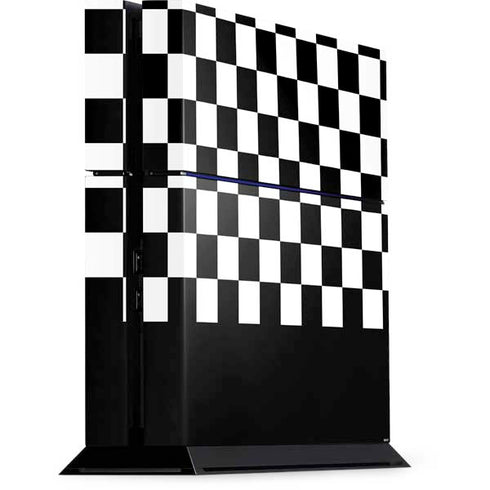 Checkerboard Split PS4 Console Skin