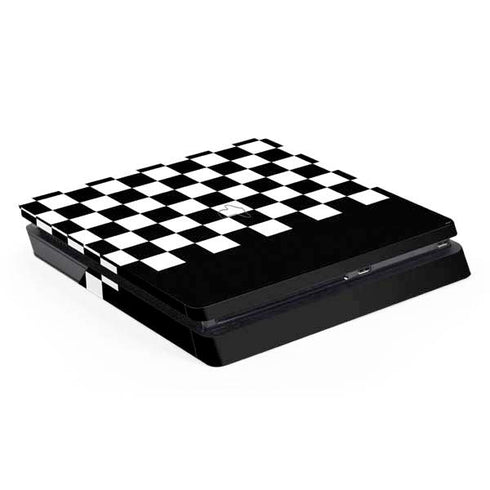 Checkerboard Split PS4 Slim Skin