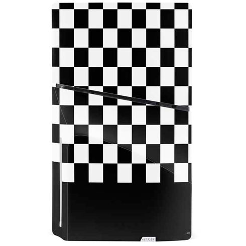 Checkerboard Split PS5 Slim Disk Bundle Skin