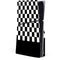 Checkerboard Split PS5 Slim Disk Console Skin