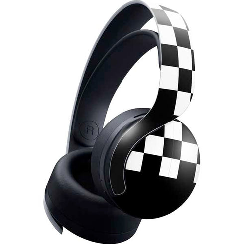 Checkerboard Split PULSE 3D Wireless Headset for PS5 Skin