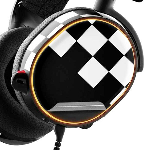 Checkerboard Split SteelSeries Arctis 3 Skin