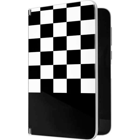 Checkerboard Split Surface Duo Skin