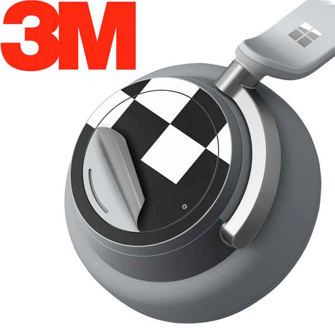 Checkerboard Split Surface Headphones Skin