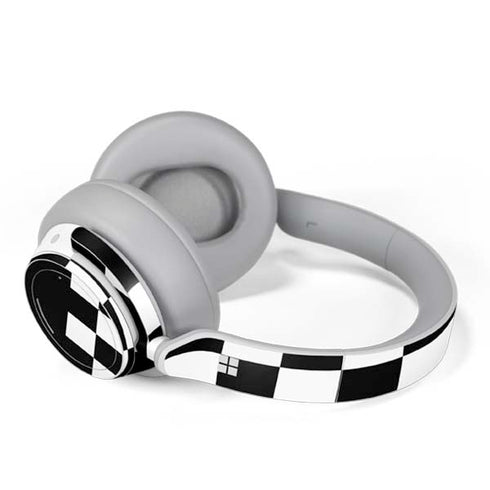 Checkerboard Split Surface Headphones Skin