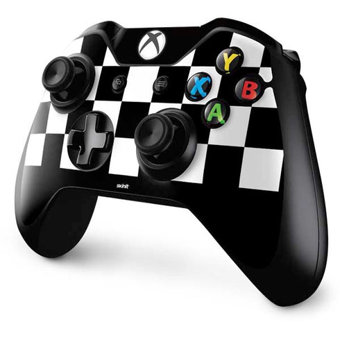 Checkerboard Split Xbox One Controller Skin