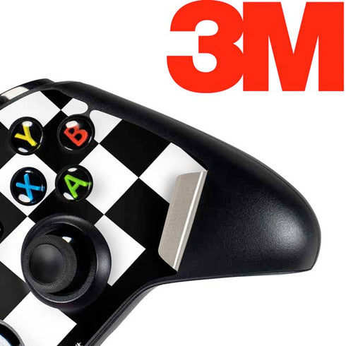 Checkerboard Split Xbox One Controller Skin