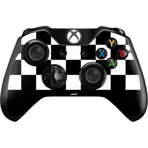 Checkerboard Split Xbox One Controller Skin