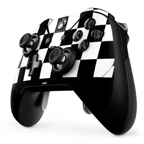 Checkerboard Split Xbox One Elite Controller Skin