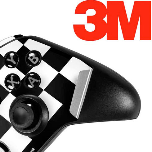 Checkerboard Split Xbox One Elite Controller Skin