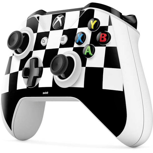 Checkerboard Split Xbox One S All-Digital Edition Bundle Skin