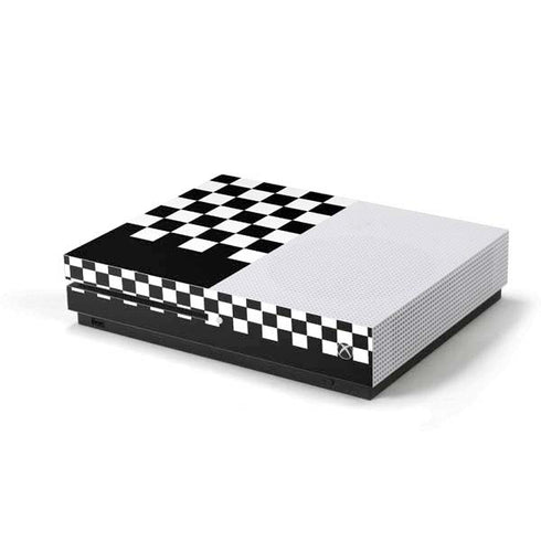 Checkerboard Split Xbox One S Console Skin