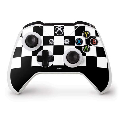 Checkerboard Split Xbox One S Controller Skin