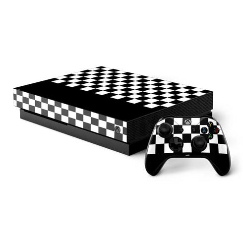 Checkerboard Split Xbox One X Bundle Skin