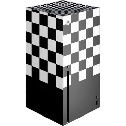 Checkerboard Split Xbox Series X Console Skin