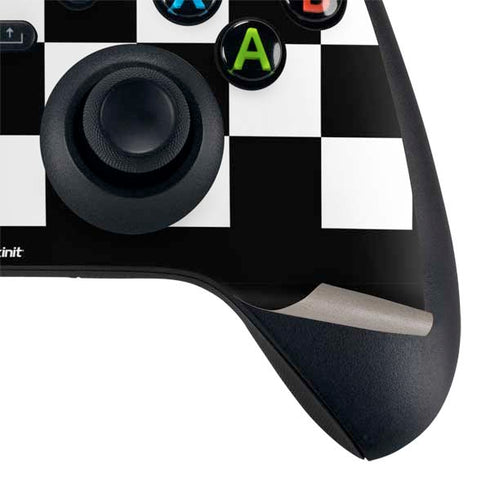 Checkerboard Split Xbox Series X Controller Skin