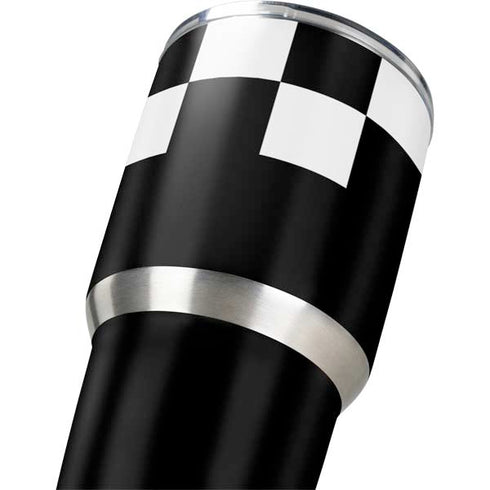 Checkerboard Split Yeti 30oz Rambler Tumbler Skin
