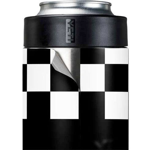 Checkerboard Split Yeti Colster Can Insulator Skin