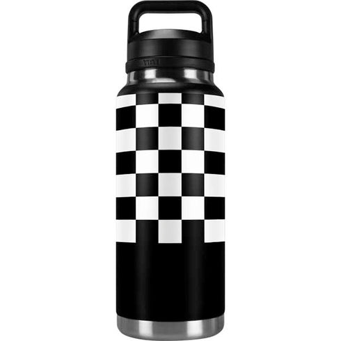 Checkerboard Split YETI Rambler 36oz Bottle Skin
