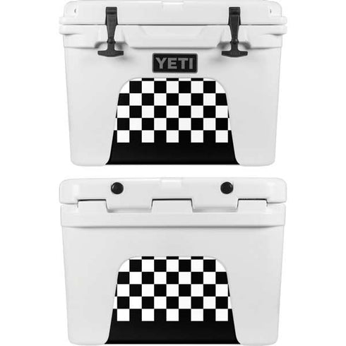 Checkerboard Split YETI Tundra 35 Hard Cooler Skin