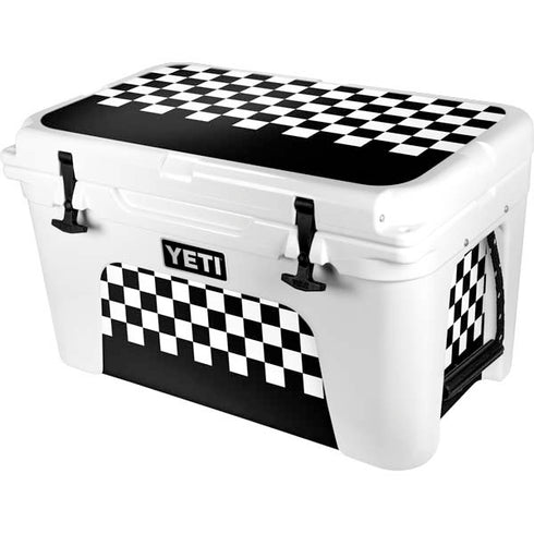 Checkerboard Split YETI Tundra 45 Hard Cooler Skin