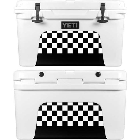 Checkerboard Split YETI Tundra 45 Hard Cooler Skin