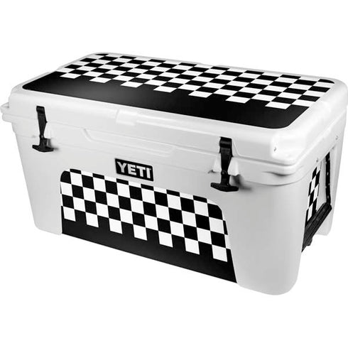 Checkerboard Split YETI Tundra 65 Hard Cooler Skin