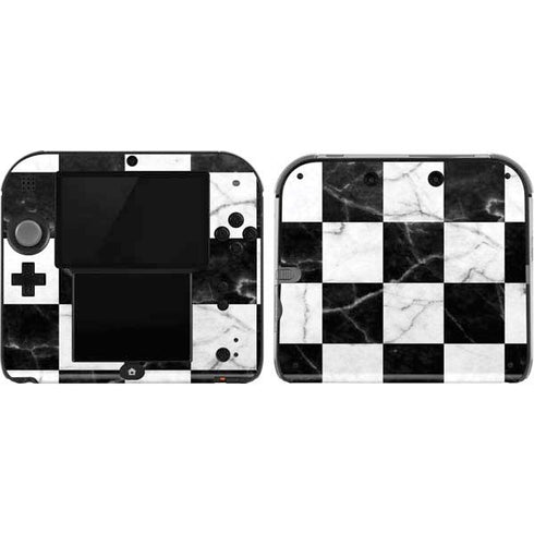 Checkered Marble Nintendo 2DS Skin
