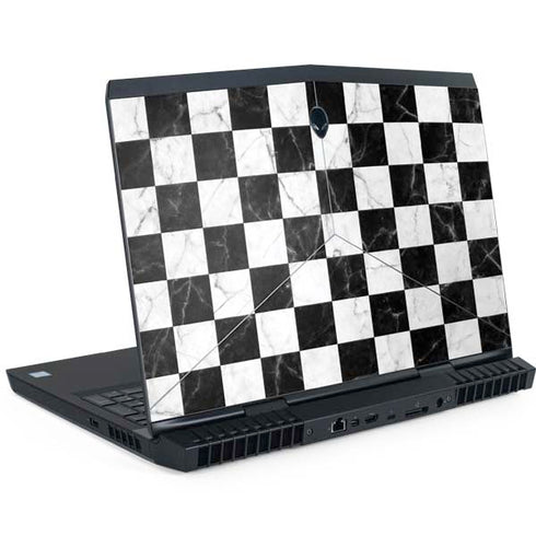 Checkered Marble Dell Alienware Skin