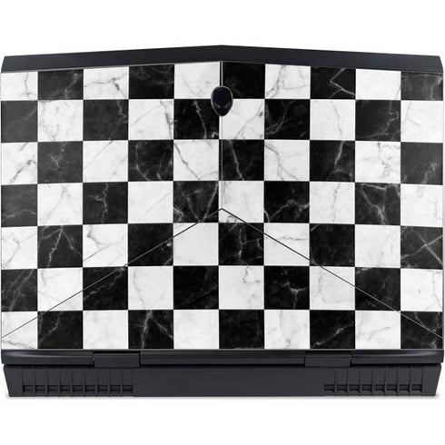 Checkered Marble Dell Alienware Skin