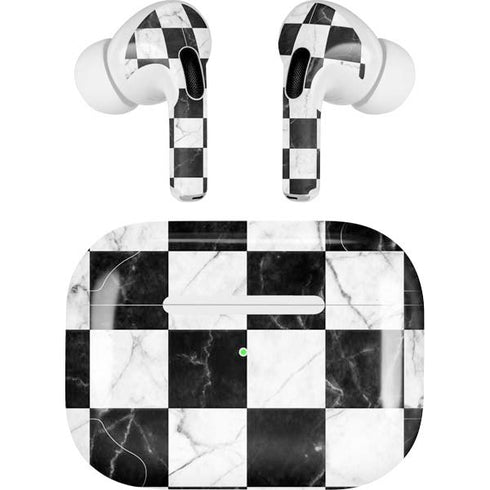 Checkered Marble Apple AirPods Pro Skin