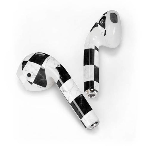 Checkered Marble Apple AirPods Skin