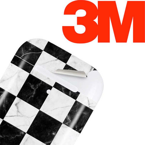 Checkered Marble Apple AirPods Skin