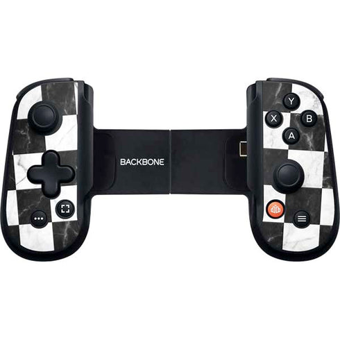 Checkered Marble Backbone One for iPhone Game Controller Skin