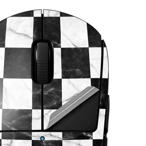 Checkered Marble G Pro Wireless Gaming Mouse Skin