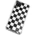 Checkered Marble Galaxy A12 Clear Case