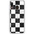Checkered Marble Galaxy A20 Clear Case